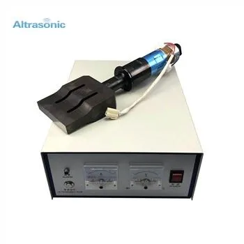 Equipo de soldadura ultrasónico de la máquina disponible del soldador de la máscara con el cuerno 110 * 20